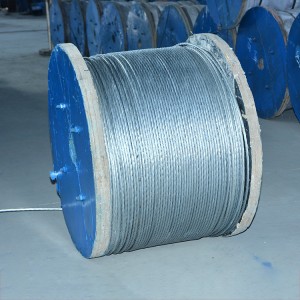 Hot-dip galvanized steel strand 1*19 communication power steel strand