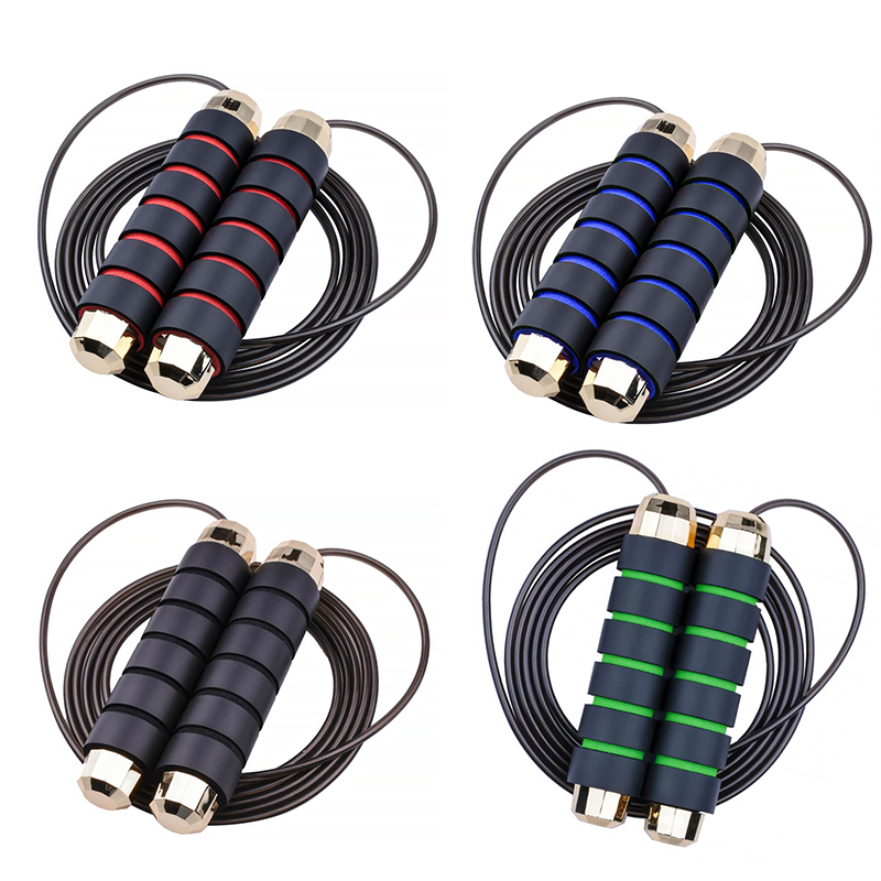 China Wholesale Jump Rope Aluminum Manufacturers Suppliers - Factory Price Golden head Custom Steel Wire High Quality Speed Skipping Heavy PVC Weighted Jump Rope – Bangyi